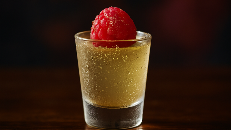 Champagne Jell-O Shots - en festlig och elegantsmakande tilltugg för nyårsfesten