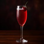 Cherry Bomb Mimosa en bubblande och färgstark cocktail för festliga stunder