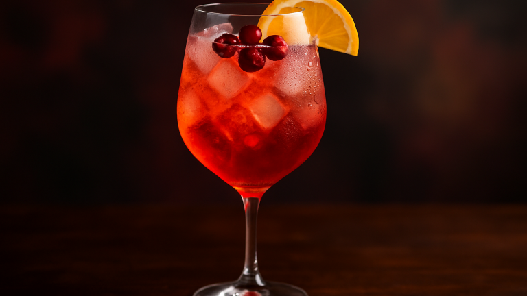 Cranberry-Aperol Spritz, den perfekta drinken för lata sommardagar
