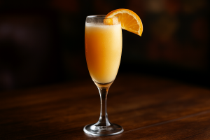 Creamsicle Mimosa en frisk, söt och elegant cocktail för lata sommardagar