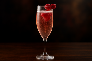 Kir Imperial en bubblande festdryck med bärig elegans för speciella tillfällen