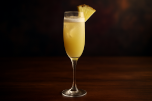 Pina Colada Mimosas en ett tropiskt och festligt drag för lata dagar