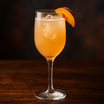 Vanilla-Peach Bellinis en festlig och bubblande sommartradition för alla tillfällen