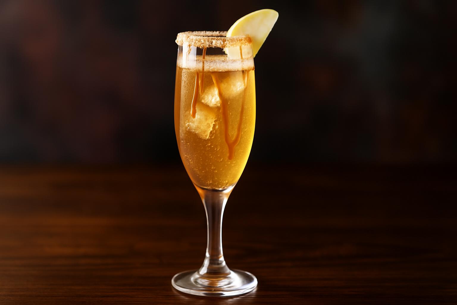 Caramel Apple Mimosa – en bubblande och festlig höstdrick som förgyller stunderna