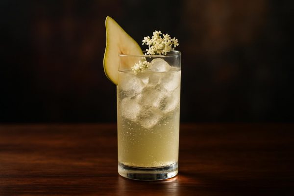 Pear And Elderberry Fizz