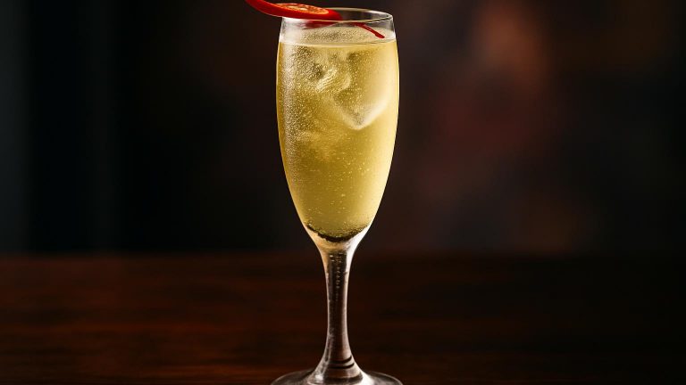 Spice 75 en bubblande cocktail för festliga stunder och elegant avkoppling