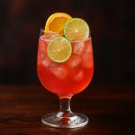 Spiced Cosmo Punch en festlig dryck för glada stunder och vänners samvaro