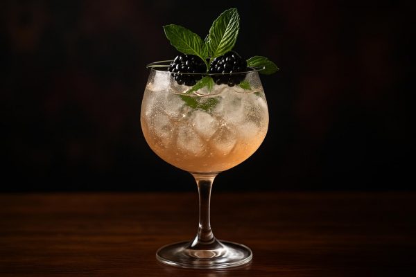 Blackberry Mint Prosecco Smash