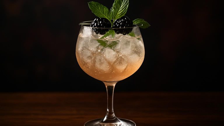 Blackberry Mint Prosecco Smash – en bubblande och fräsch cocktail för lata dagar