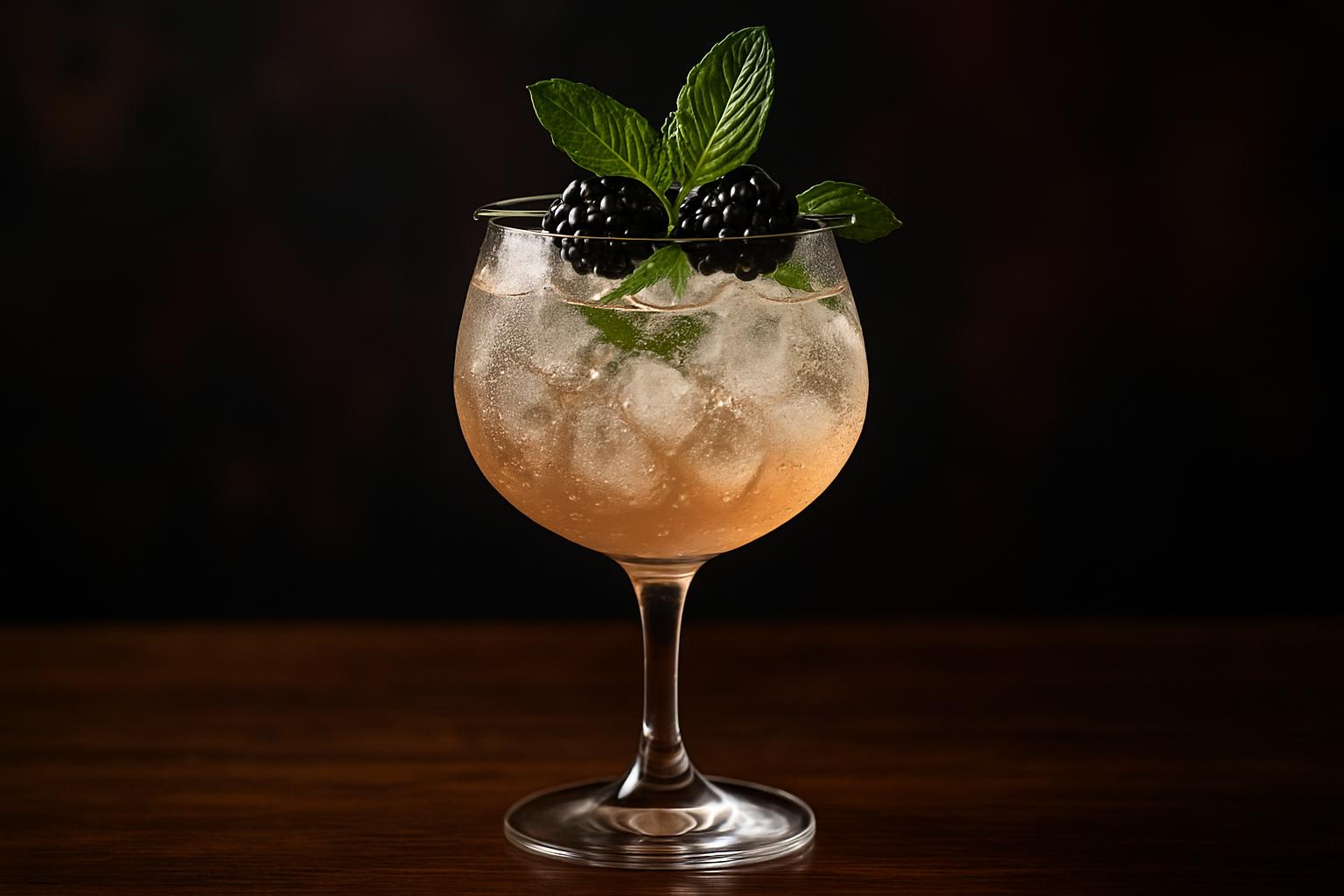 Blackberry Mint Prosecco Smash – en bubblande och fräsch cocktail för lata dagar