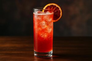 Blood Orange Fizz en frisk och fräsch drink för lata helgkänslor