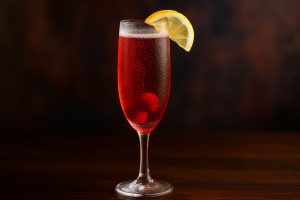 Chambord Royale - en bubblande festlig drink för exklusive tillfällen