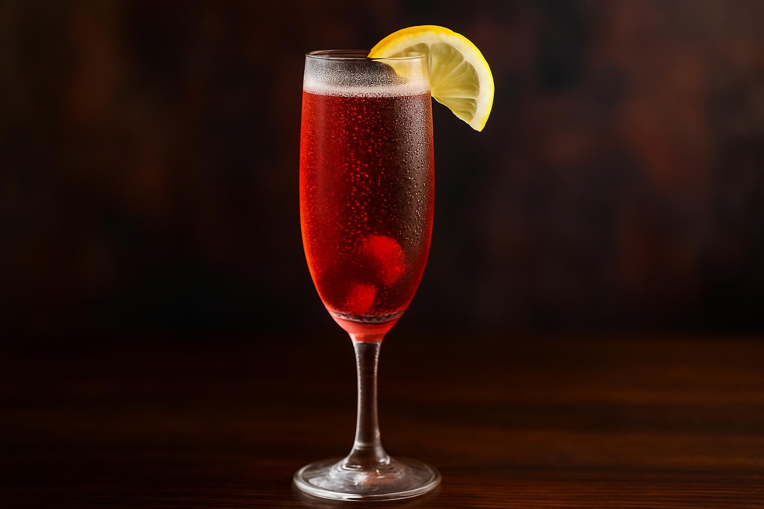 Chambord Royale - en bubblande festlig drink för exklusive tillfällen