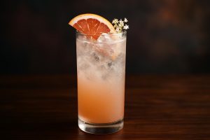 Elderflower & Grapefruit Fizz - den perfekta drinken för lata sommarstunder