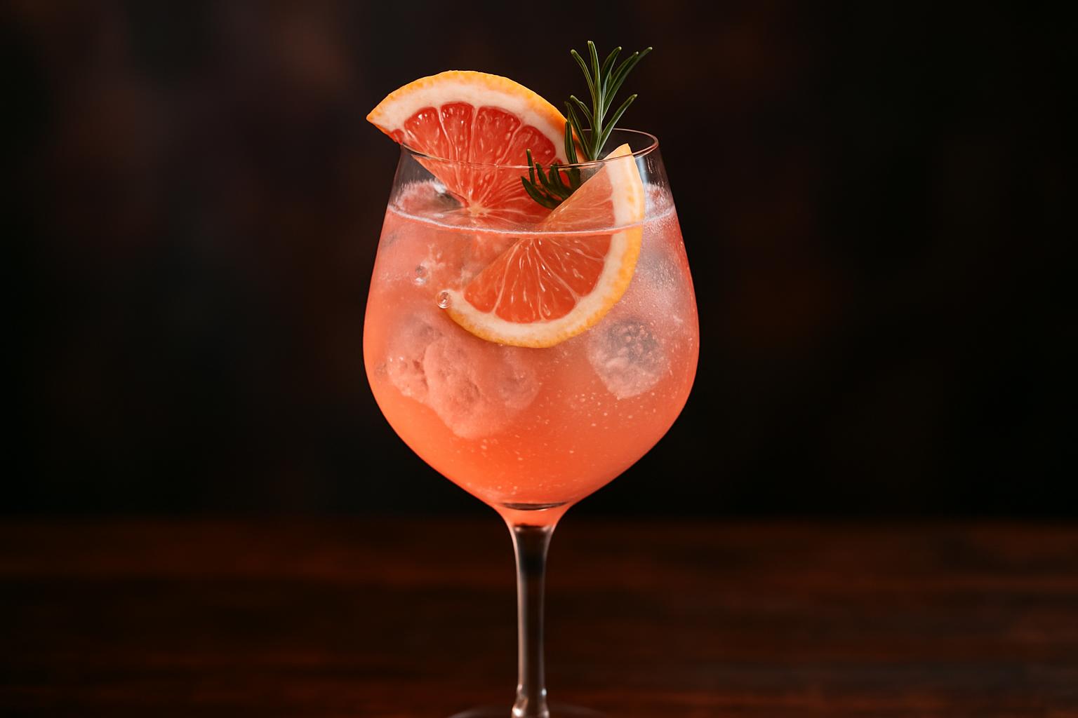 Grapefruit Spritz en fräsch sommarfavorit för lata kvällar med bubblor och citruskänsla