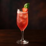 Basil & Strawberry Royale - en fräch och bubblande sommarfavorit för lata dagar