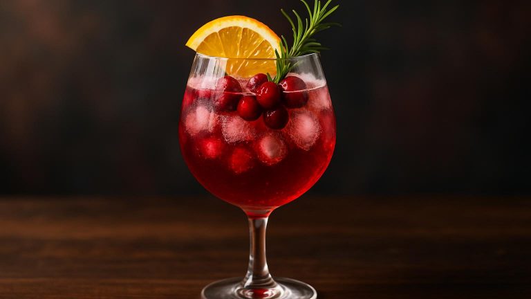 Cranberry Prosecco Punch den perfekta drinken för festliga tillfällen och bubblande stunder