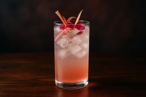 Rhubarb & Rose Fizz – en frisk och blomstrande sommardrink som väcker känslor av njutning