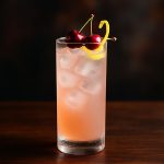 Cherry Blossom Fizz en friskt, elegant glas för en vårig känsla och bubblande njutning