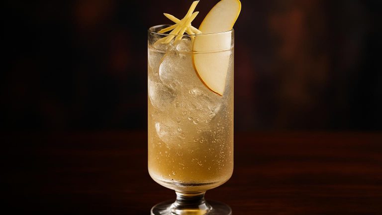 Pear & Ginger Fizz – en uppfriskande drink för lata sommardagar