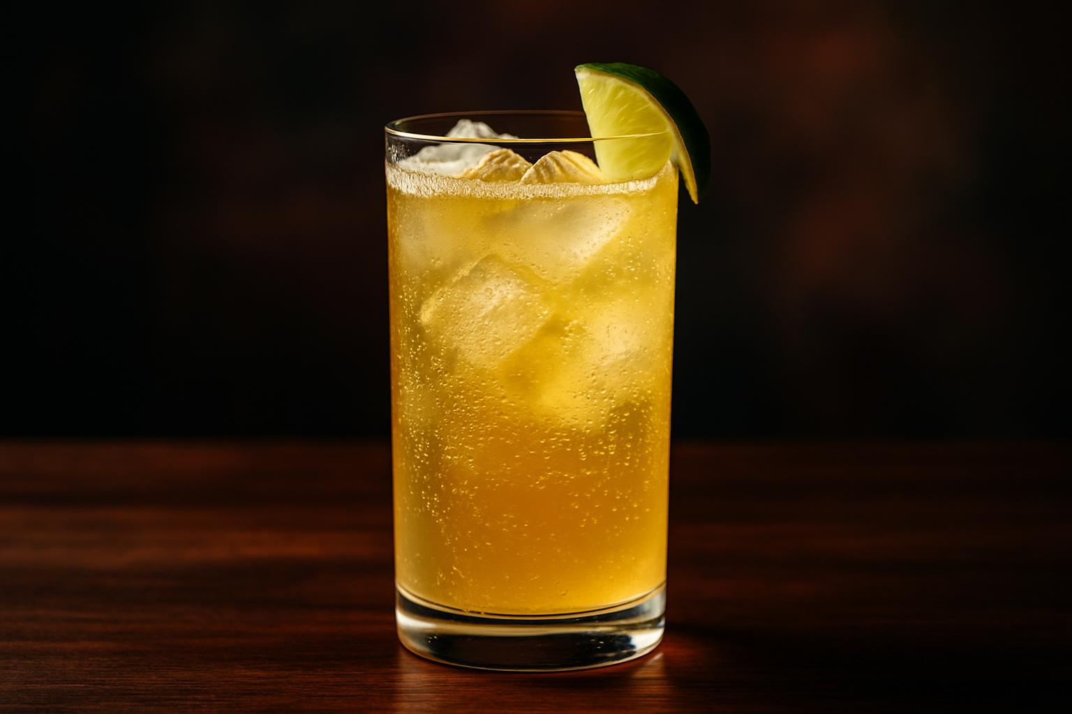 Pineapple Ginger Fizz – en bubblande och frisk tropisk drink för lata dagar