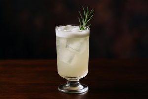 Rosemary Gin Fizz en frisk och örtig twist för varma kvällar