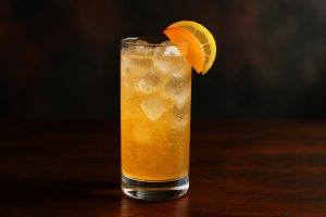 Apricot Fizz en fräsch och bubblig drink för lata sommardagar