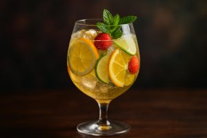 Sparkling White Sangria - en bubblande sommar för glädje och avkoppling
