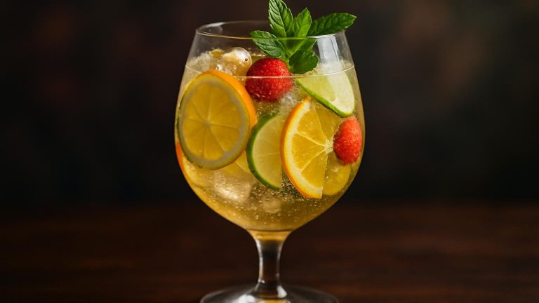 Sparkling White Sangria - en bubblande sommar för glädje och avkoppling
