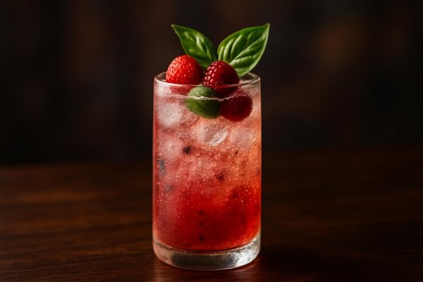 Berry Basil Bubbly