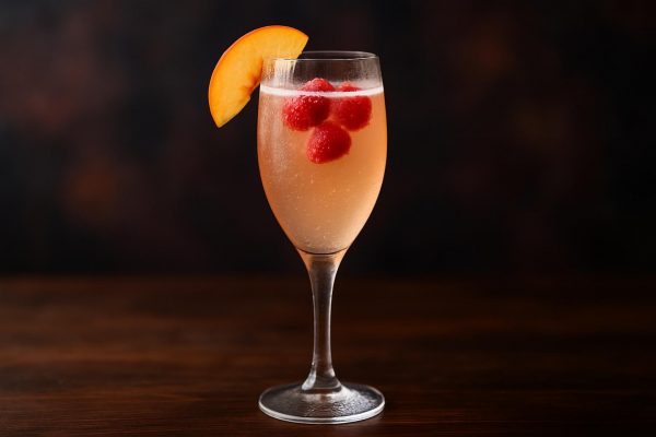 Peach Raspberry Prosecco