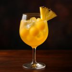 Pineapple Melon Spritz en frisk och tropisk sommarbrisa som inbjuder till avkoppling.