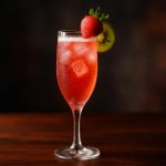 Strawberry Kiwi Royale – en bubblande och färgstark drink för fest och lata dagar