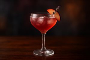 Plum Lavender Royale en lyxig cocktail för sensommarens mysiga stunder