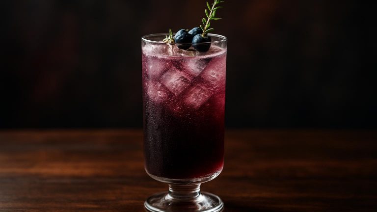 Blueberry Thyme Sparkler – en friskt och välsmakande sommarfestdryck att njuta av