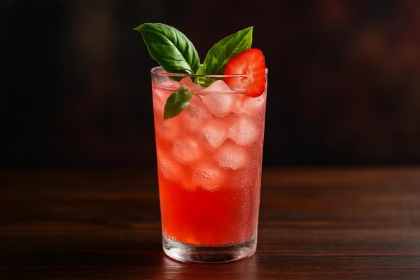 Strawberry Basil Cooler