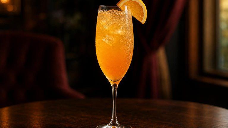 Orange Blossom Sparkler – en frisk och bubblig cocktail för vårens brunch.